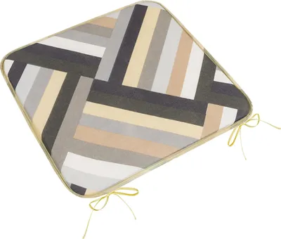 Image de Coussin d'assise Adele - 40x40 cm - Gris,Beige