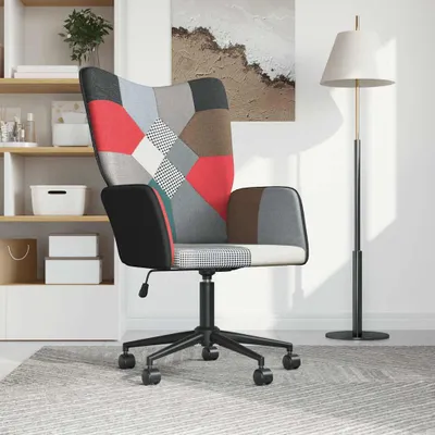 Zdjęcie produktu dla vidaXL Tkanina patchworkowa na fotel Relax