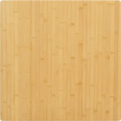 Zdjęcie produktu dla Blat do stołu, 80x80x1,5 cm, bambusowy