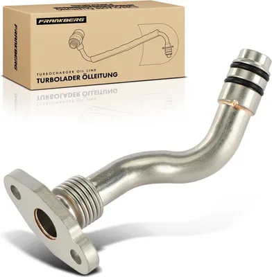 Image de Frankberg 1x Conduite d'huile de turbocompresseur pour VW Golf 6 Passat Audi A1 A3 Q3 Seat Ibiza Skoda Octavia