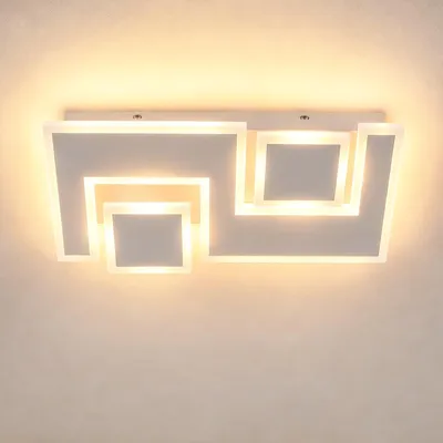 LED-Deckenleuchte 33 W, 3000K/4500K/6500K, 40 cm, weiß