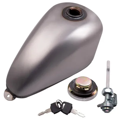 Produktbild von Motorrad Benzintank 5 l - Kraftstofftank 1,5 Gallonen Für Harley Sportster Ironhead Bobber - Direkte Frontmontage - Hochleistungs Aftermarket Ersatzteil