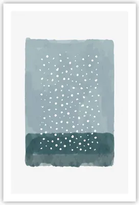 Produktbild von Poster - Poster ohne Rahmen - Aquarell Modern Blau - 61x91,5 cm - Wand Bild - Wanddeko - Wandbilder - Kunstposter - Wandposter - Bilder - Kunstdruck - Wanddekoration - Wandbild - P2XPA61x91-4550