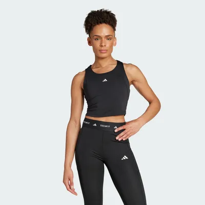 Immagine prodotto di Canotta sportiva aderente Techfit da donna, colore nero, taglia XXS