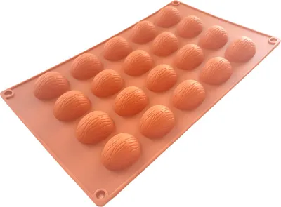 Produktbild von Silikon Nuss-Backform für Weihnachtsgebäck, 20 Kavitäten (ca. 3,3 x 4 cm), antihaft, 29 x 17 cm