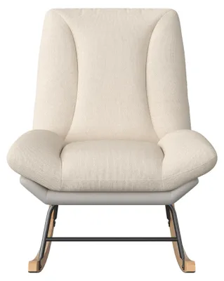 Obrázek produktu pro Houpací křeslo, ergonomický design, vysoká nosnost, béžová – StilB (nastavitelné)