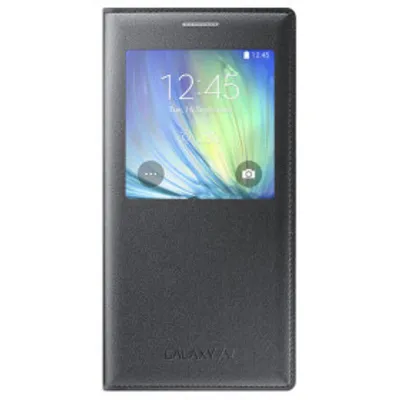 Produktbild von Original Flip Cover Handyhülle für Samsung Galaxy A7 Schwarz EF-CA700BCEGWW