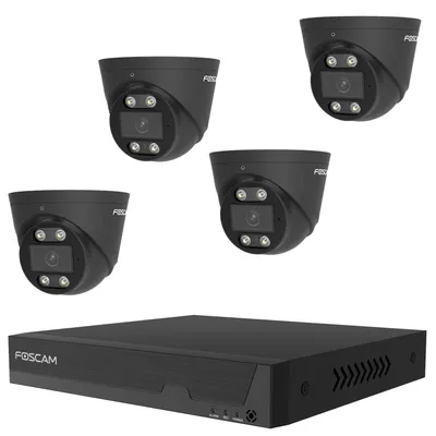 Produktbild von Foscam FN9108 E T4 2T schwarz FN9108E