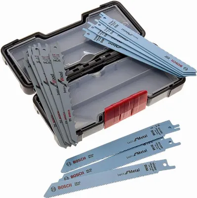 Image de Coffret de 15 lames pour scie sabre BOSCH PRO 2607010901