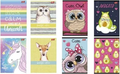 Zdjęcie produktu dla Uroczy zeszyt A5 z 16 kartkami w linie, podwójna laminacja, idealny dla dziewczynek! Wybierz kolor z serii MAJEWSKI i twórz z przyjemnością!