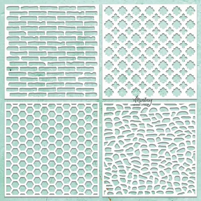 Produktbild von MINTAY Chippies - Dekorpappe Die Cut Chipboard Dekoration Ornament - Pattern 1