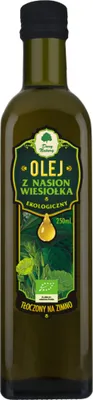 Zdjęcie produktu dla OLEJ Z WIESIOKA TOCZONY NA ZIMNO BIO 250 ml - DARY NATURY