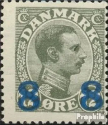 Produktbild von Briefmarken Dänemark 1921 Mi 113 (kompl.Ausg.) gestempelt Aufdruckausgabe