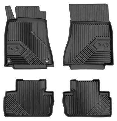 Productafbeelding van Rubberen automatten voor Lexus IS II 2005-2013 (sedan) – 4-delig, zwart, op maat