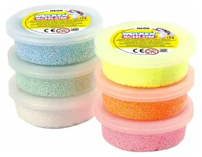 Produktbild von Skyslime® Neon-Set 6 Dosen á 14g