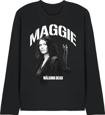 Produktbild von The Walking Dead - T-Shirt für Herren/Damen Uni, Langärmlig TV31924 (XXL) (Schwarz)