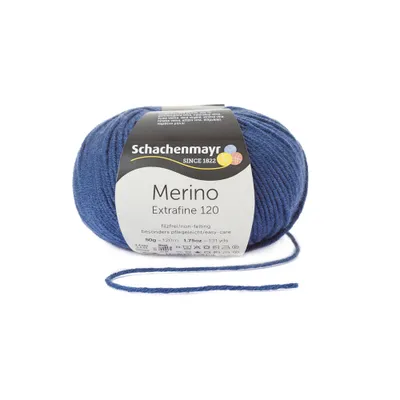 Image de Schachenmayr Merino Extrafine 120, 50 g Blue Nile Fils à tricoter à la main