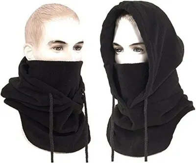 Produktbild von Winter Sturmhaube Vollgesichtsmaske Halswärmer Winddichte Fleece gefütterte Kapuzenmütze,Balaclava Gesichtsmaske Skimaske Motorradmaske zum Radfahren Ski Winter wärmend