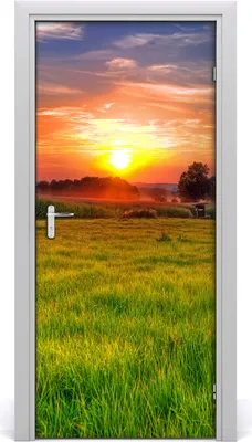 Produktbild von Tulup Türaufkleber 95x205 cm Dekorative Aufkleber Selbstklebend Wasserdichte Tapete Abnehmbar Schlafzimmer Wohnzimmer Wohnkultur - Sonnenuntergang