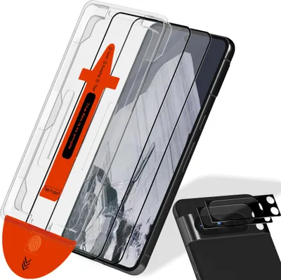 Zdjęcie produktu dla 2-pak Google Pixel 8 Pro Szkło ochronne na ekran & 2-pak ochrona obiektywu - Szkło hartowane | [Automatyczna instalacja] - Bez bąbelków