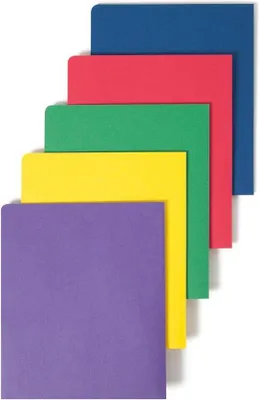 Image de Boîtes de rangement pour documents - Boîtes à deux compartiments - Rangement de documents - Parois latérales rigides - 50 pièces - Multicolores