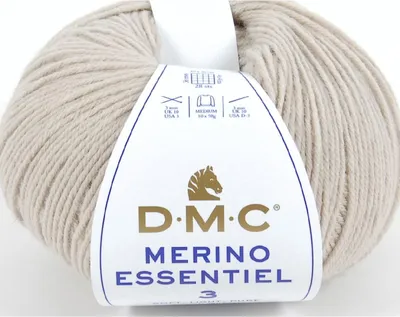 Immagine prodotto di DMC Merino Essentiel-3 – Filato composto da 50% Lana e 50%.poliacrilico (colore 951)