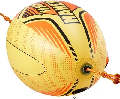 Obrázek produktu pro Nafukovací PVC plováková pomůcka pro plavání a vodní sporty, vybavená lanem a rychlým systémem upevnění – odolná a snadno vypouštěná.