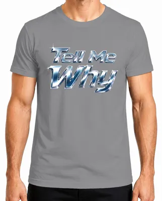 Imagen del producto de "Tell Me Why I Want It That Way" - Camiseta para hombre, estilo pop, con motivos nostálgicos de boyband, color gris, talla S