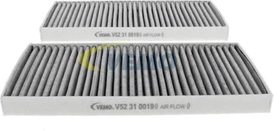 Produktbild von VEMO V52-31-5001 Innenraumfilter Pollenfilter für HYUNDAI Tucson (TL, TLE) Aktivkohle