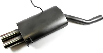 Produktbild von Sportauspuff 2x76mm SCHARF BMW E46 316 318 320 323 325 328 330 + ABE
