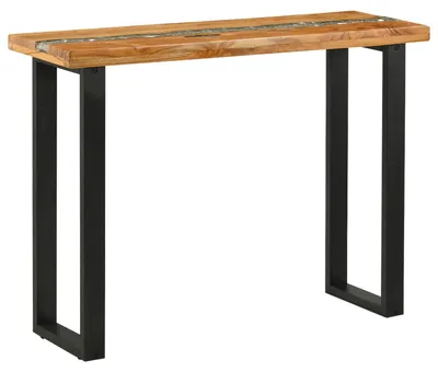 Produktbild von Konsolentisch Braun 100 x 35 x 75 cm Massivholz Teak