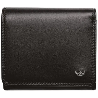 Image de Golden Head Cuir porte-monnaie Polo RFID Protect Zipped Wallet Black noir