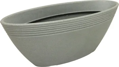 Produktbild von Pflanzschale Como oval - L58 grau
