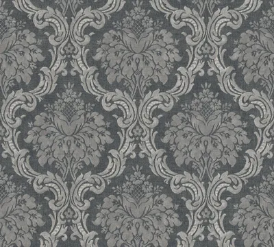 Produktbild von Livingwalls Barocktapete Paradise Garden Tapete mit Ornamenten Vliestapete grau schwarz 10,05 m x 0,53 m