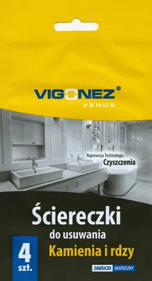 Produktbild von Vigonez Reinigungstücher gegen Kalk und Rost, 4er Set – Effektive Entfernung von Ablagerungen, für Küche und Bad, gründliche Reinigung
