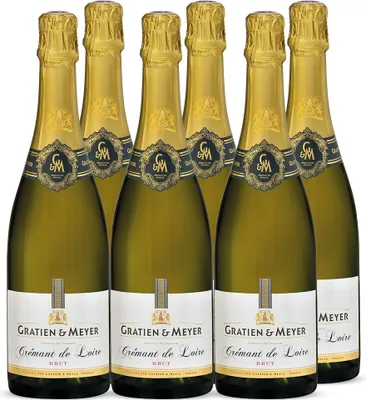 Produktbild von 6x Gratien & Meyer Crémant de Loire A.O.C. Brut