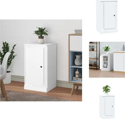 Immagine prodotto di vidaXL Credenza bianca 37,5 x 35,5 x 67,5 cm in materiale derivato dal legno -  Credenze
