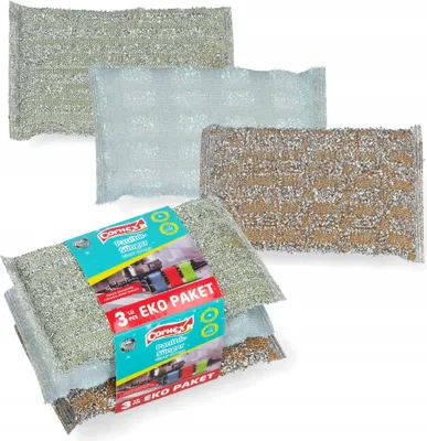 Obrázok produktu pre Hubky na umývanie riadu Čistič povrchu Typ Glitter Sada 3 ks