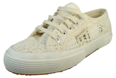 Produktbild von Superga Damen High Sneaker 2750 Crochet Macrame S31614W Beige
