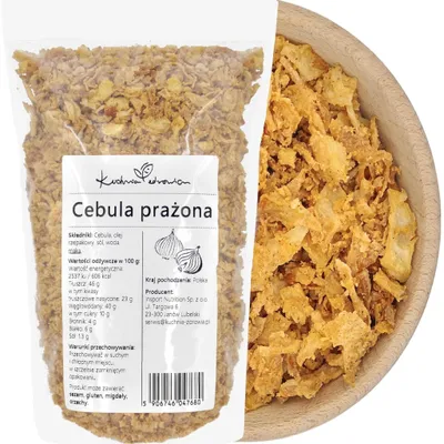 Produktbild von Röstzwiebeln 500 g Gebratene Zwiebeln Knusprig Topping Hot Dog Burger Küche