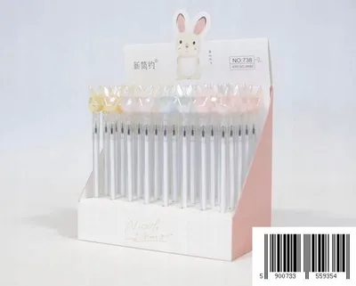 Produktbild von Lustiger Hasenohren Kugelschreiber - Bunter Stift für Kinder & Schule Zufallsfarbe