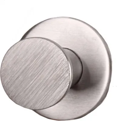 Produktbild von Eleganter Kleiderhaken Handtuchhalter massiv Edelstahl Mantelhaken Garderobenhaken 51mm