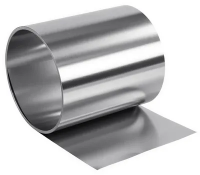 Edelstahl-Folie 304, 0,1 x 200 x 1000 mm, Rollenblech