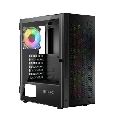 Produktbild von Logic ARAMIS ARGB MINIDI USB-3.0-Gehäuse schwarz