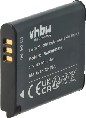Produktbild von vhbw Akku kompatibel mit Leica C Kamera (650 mAh, 3,7 V, Li-Ion)