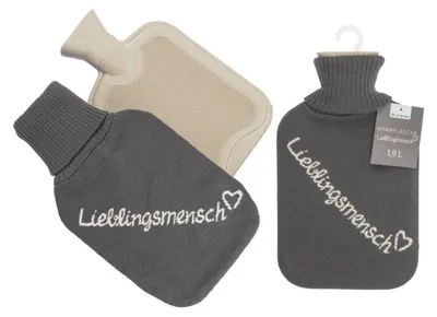 Produktbild von OOTB Cremefarbene Wärmflasche Lieblingsmensch