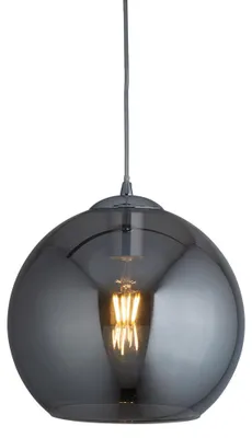 Produktbild von Pendelleuchte, Glaskugel, rauch, 30 cm
