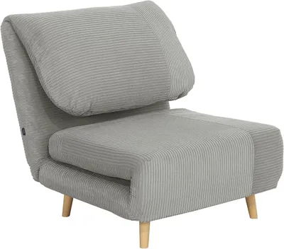 Image de Canapé-lit - Divan convertible - Fauteuil convertible en lit - Lit escamotable - Lit d'appoint - 2 en 1, réglable - Compact, dimensions : 82 x 89 x 83 cm