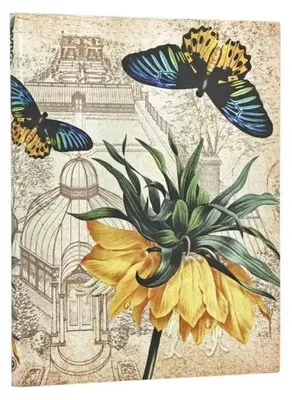 Zdjęcie produktu dla Golden Fritillaria Ultra Lined Softcover Journal (Elastic Band Closure)