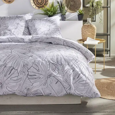 Image de Parure de lit - TODAY - Sunshine 17.23 - 220 x 240 cm - lit double - imprimé - 57 fils/pouce - coton